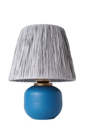 Opviq Lámpara de Mesa de Cerámica YL541 Azul